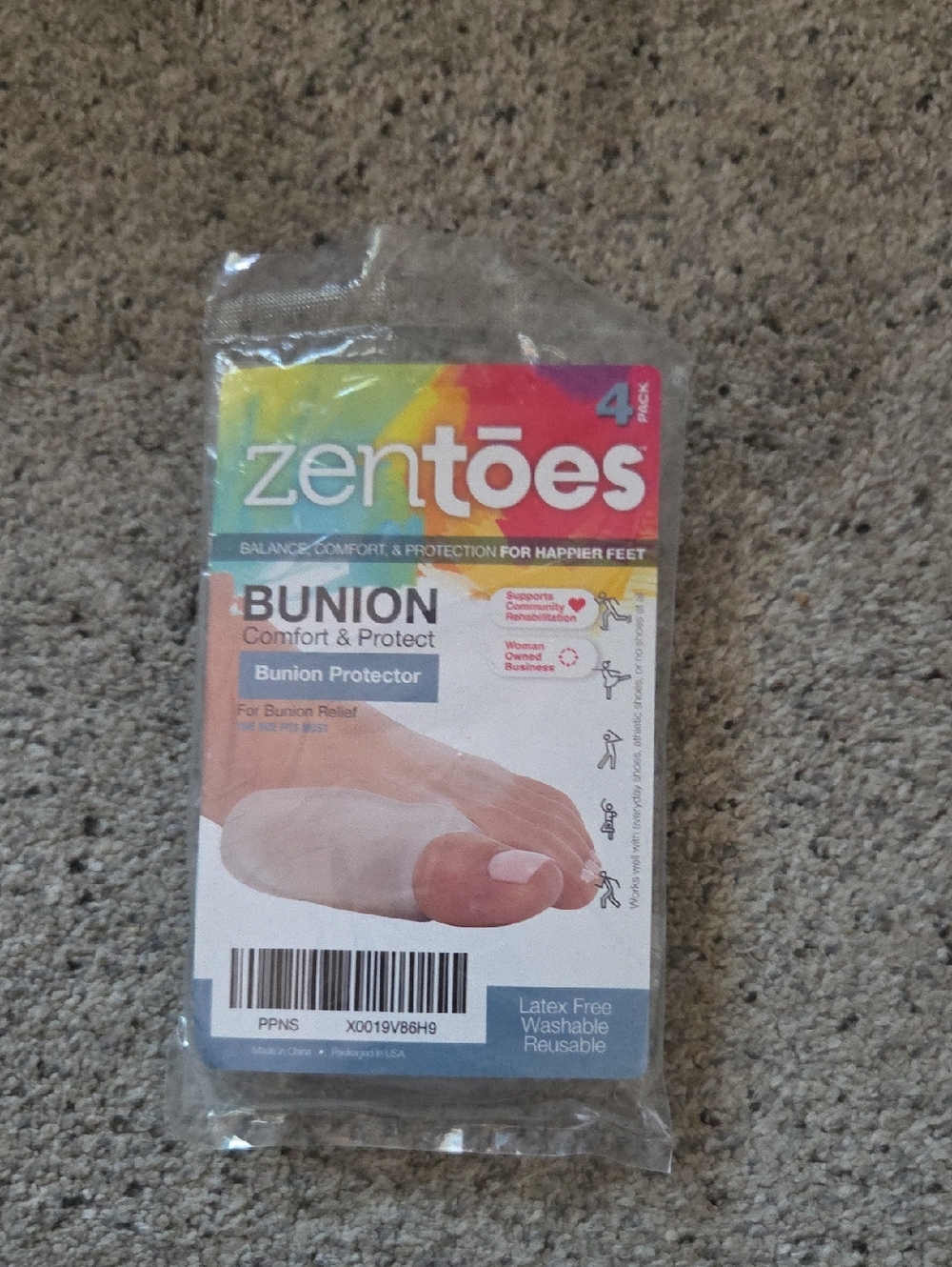 2/$10! Nwot Zentoes Bunion Protector